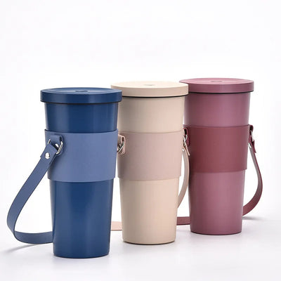 Leather Insulated Coffee Cup Holder