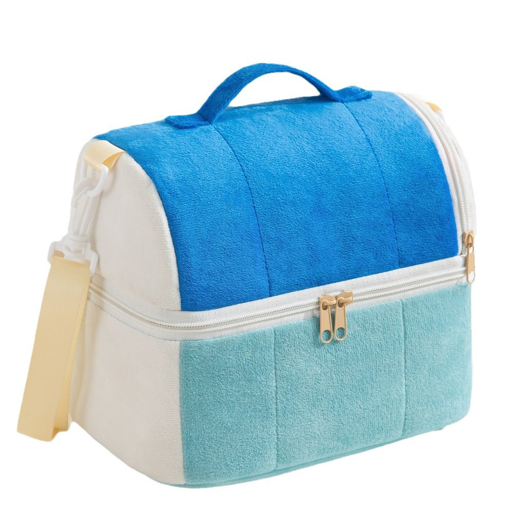 Double-Layer Thickened Tote Lunch Bag