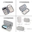 Electronics Travel Organizer Multifunctional For Flash Drive Cords Usb Drive Double Compartment