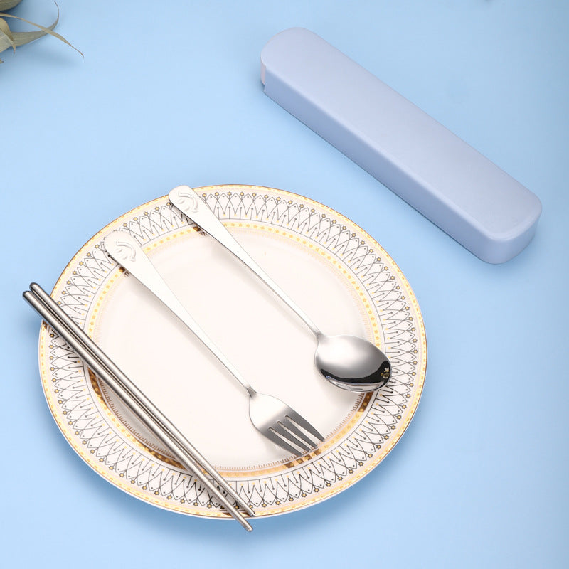 Pastel Colours Cutlery Set With Box