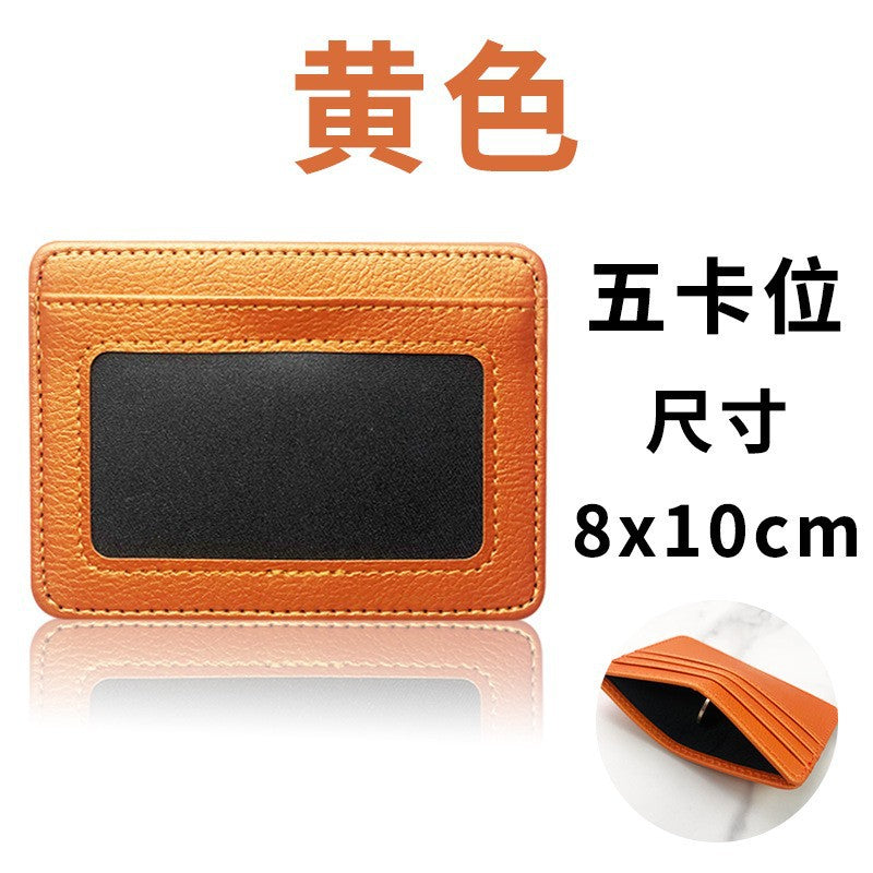 Multi-Pocket Pu Leather Passport Holder