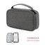 Electronics Travel Organizer Multifunctional For Flash Drive Cords Usb Drive Double Compartment