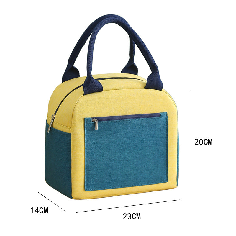 Hand Carry Lunch Bag With Pockets