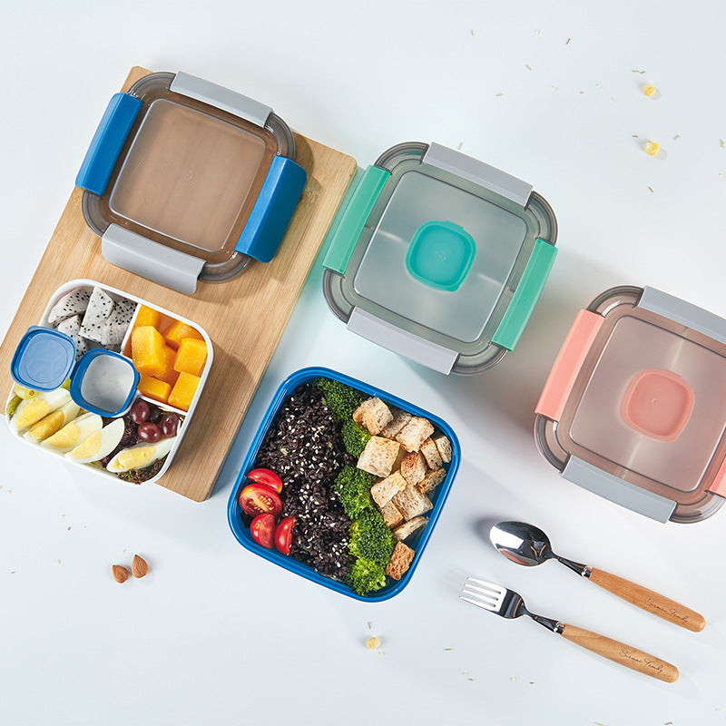 Double-Layer Square Sealed Lunch Box