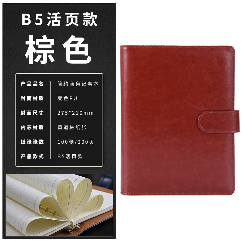 Notebook With Magnetic Clip