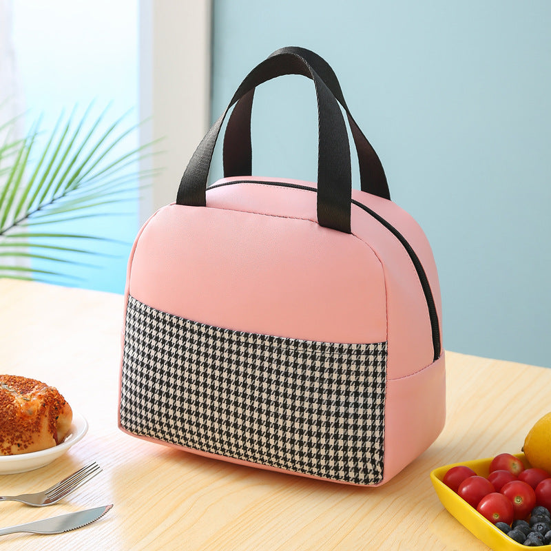 Houndstooth Design Lunch Bag