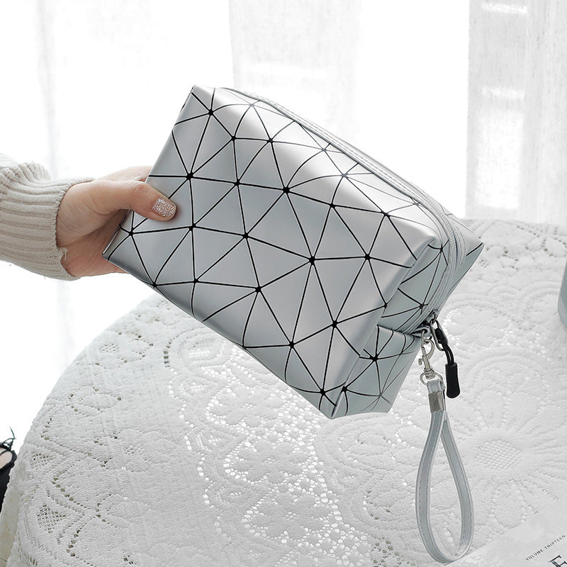 Pu Web Pattern Make Up Pouch