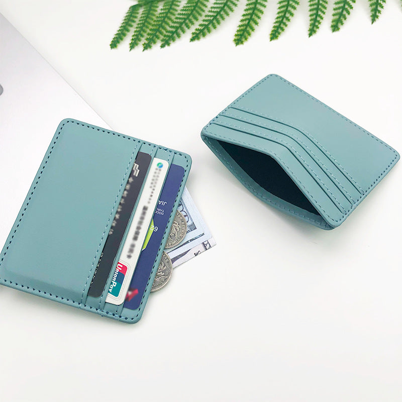 Multi-Pocket Pu Leather Passport Holder