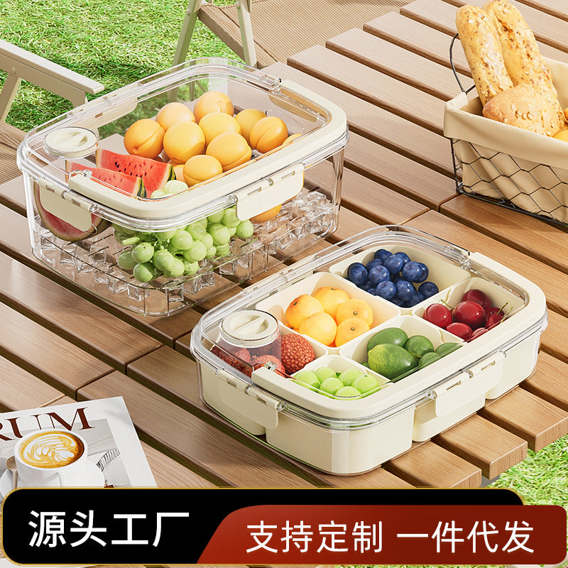 Portable Compartmentalized Snack Container