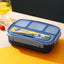 Four Compartment Plastic Lunch Box Convenient Lunch Box