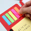 ESG Friendly Sticky Notes And Label Booklet With Button