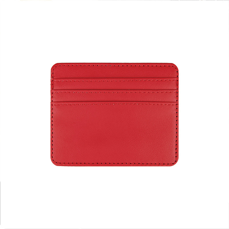 Multi-Pocket Pu Leather Passport Holder