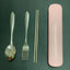 Pastel Colours Cutlery Set With Box