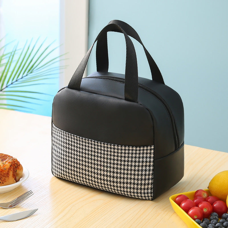 Houndstooth Design Lunch Bag