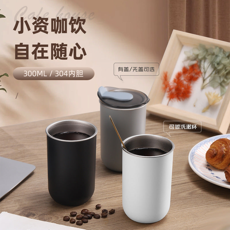 Japanese Simple Mouthwash Cup Stainless Steel Milk Cup