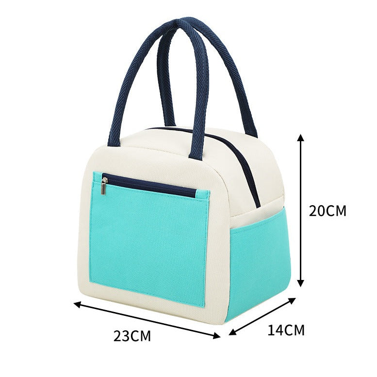 Block Colour Thermo Office Bento Lunch Bag