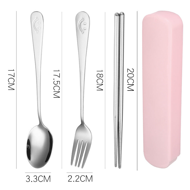 Pastel Colours Cutlery Set With Box