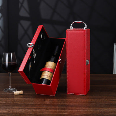 Pu Leather Single Leather Premium Wine Gift Box