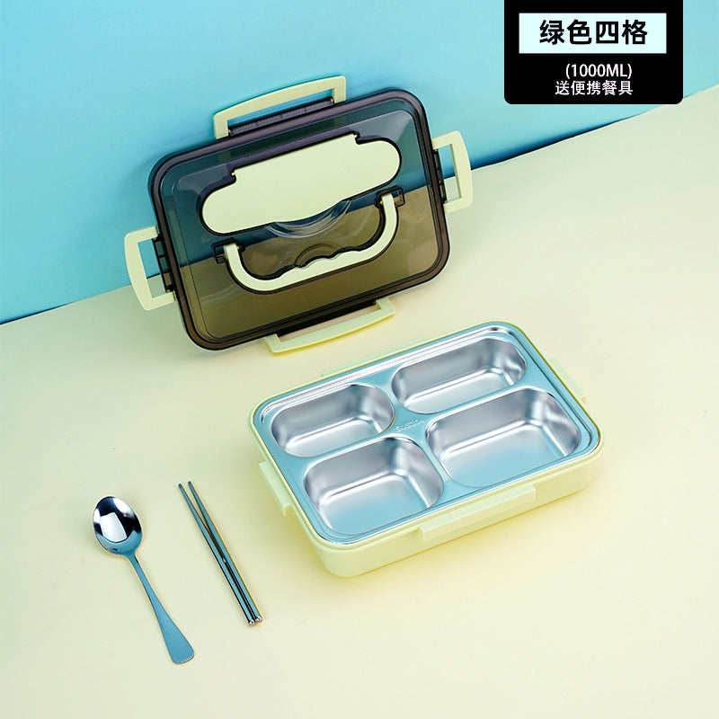 Hand Carry Lunch Box With Divider