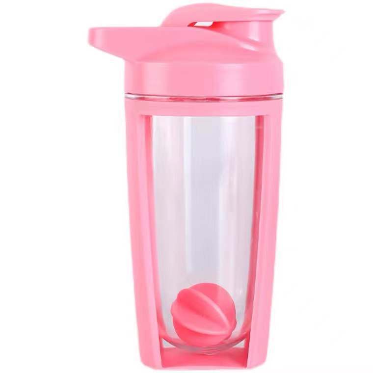 500Ml Double Layer Transparent Shaker With Ball