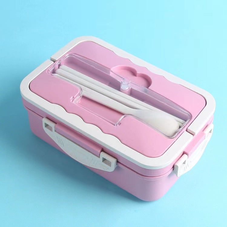 Heart Shape Lunch Box With Handle