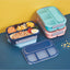 Four Compartment Plastic Lunch Box Convenient Lunch Box