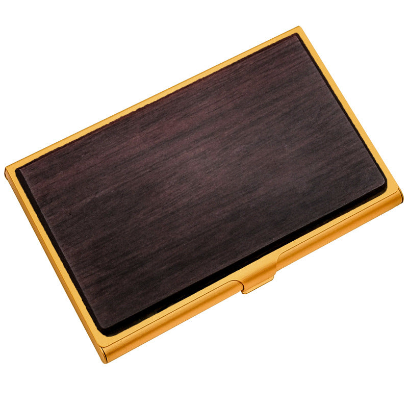 Brass And Wood Cardcase