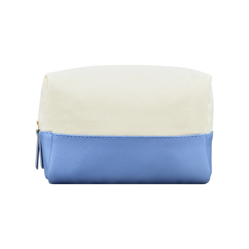 Dual-Coloured Cosmetic Pouch