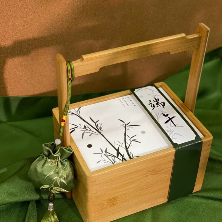 Bamboo And Wood Portable Gift Box