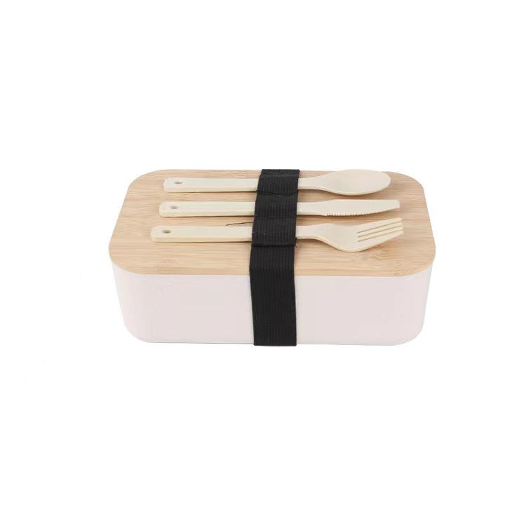 Bamboo Lid Insulated Lunch Box