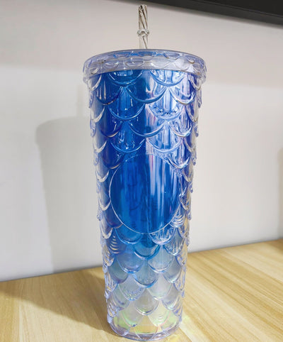 Mermaid Scale Plastic Water Cup