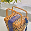 Bamboo Woven Basket Gift Box With Lid