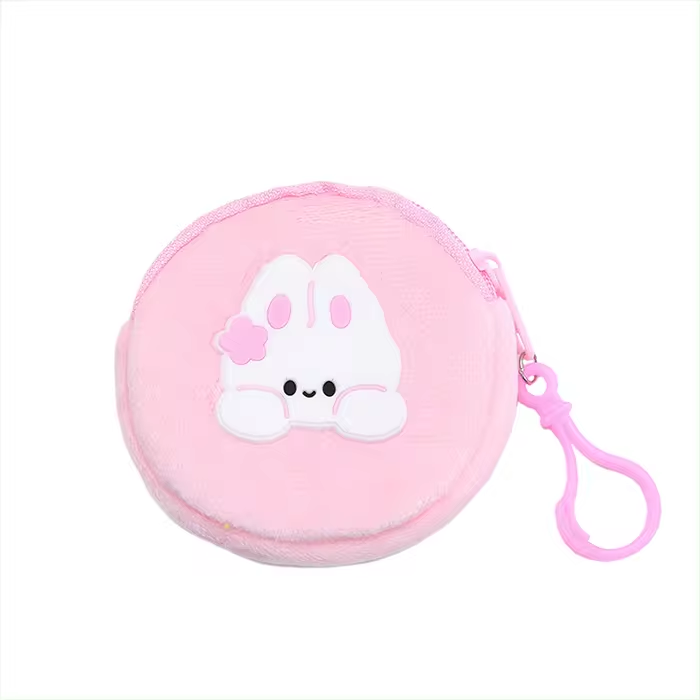 Coin Wallet Children's Zipper Bag Key Ring Portable Mini