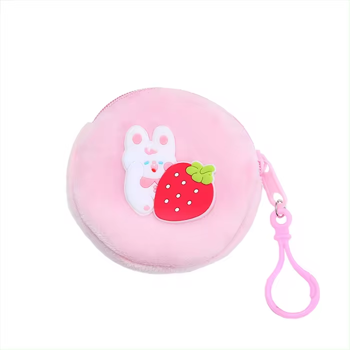 Coin Wallet Children's Zipper Bag Key Ring Portable Mini