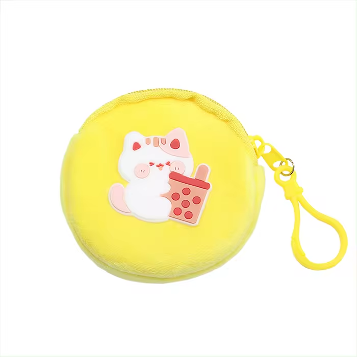 Coin Wallet Children's Zipper Bag Key Ring Portable Mini