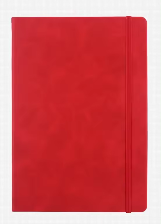 A5 Leather Covered Notebook Cross-Border Student School Office Notebook