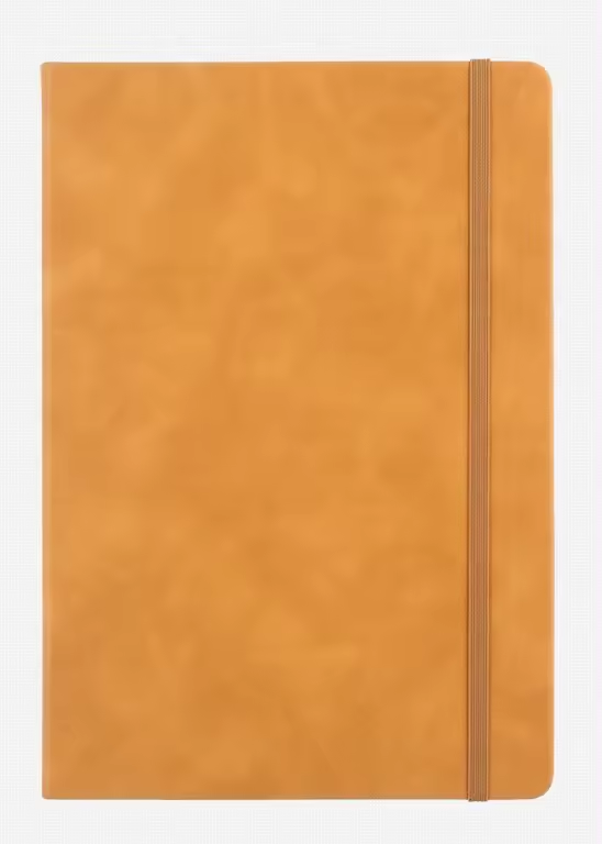 A5 Leather Covered Notebook Cross-Border Student School Office Notebook