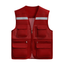 Multi Compartment Reflective Strip Vest