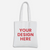 Upload Your Own - White Canvas Bag